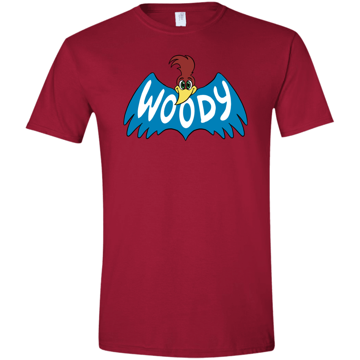 T-Shirts Cardinal Red / S Woodpecker Men's Semi-Fitted Softstyle