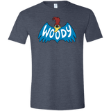 T-Shirts Heather Navy / S Woodpecker Men's Semi-Fitted Softstyle