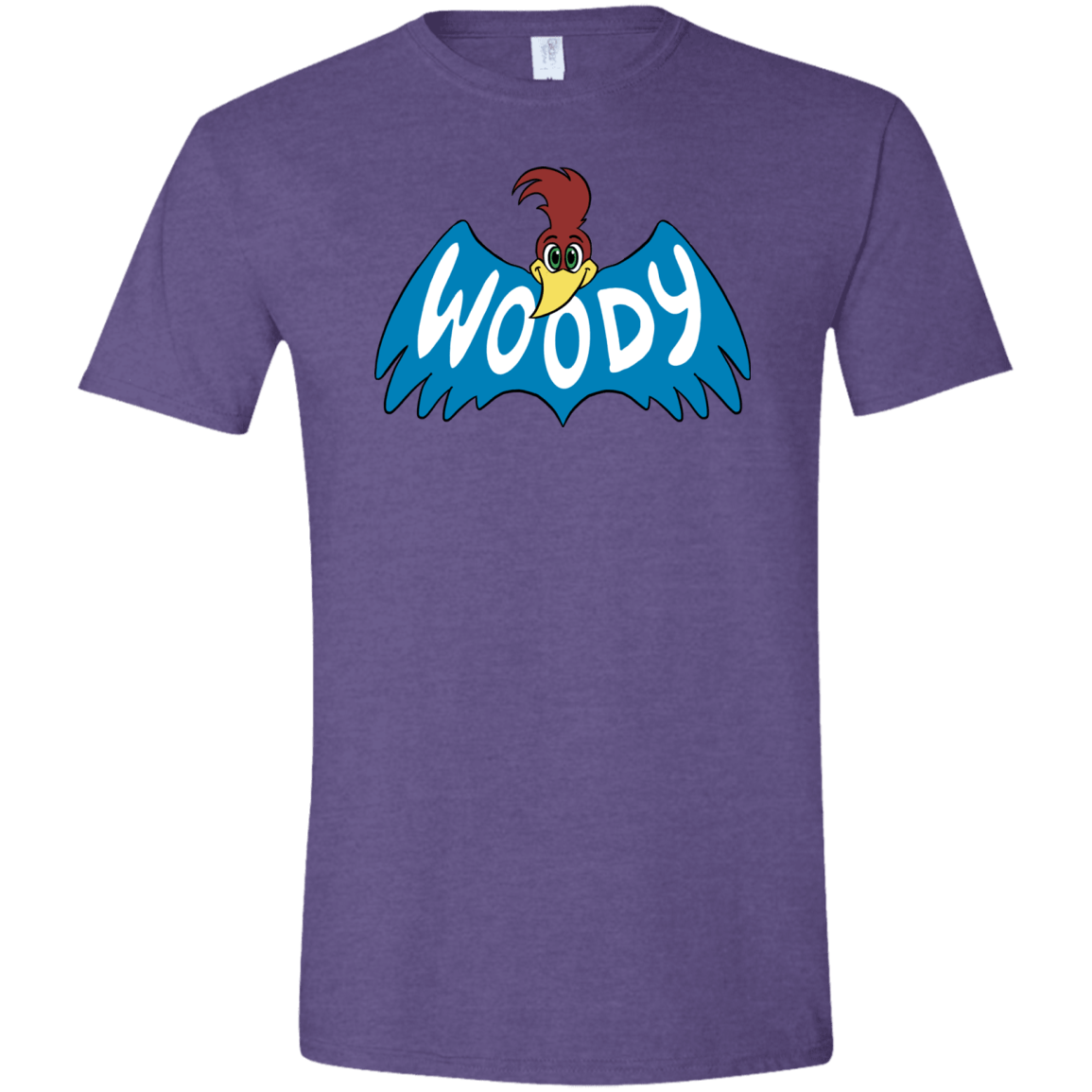 T-Shirts Heather Purple / S Woodpecker Men's Semi-Fitted Softstyle