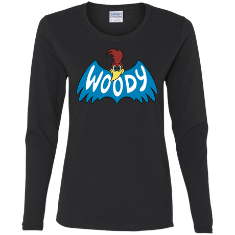 T-Shirts Black / S Woodpecker Women's Long Sleeve T-Shirt