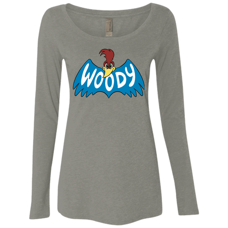 T-Shirts Venetian Grey / S Woodpecker Women's Triblend Long Sleeve Shirt