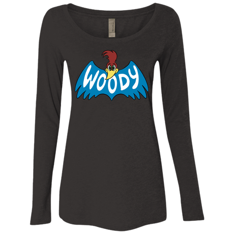 T-Shirts Vintage Black / S Woodpecker Women's Triblend Long Sleeve Shirt