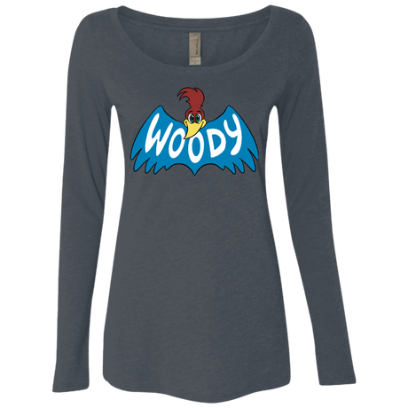 T-Shirts Vintage Navy / S Woodpecker Women's Triblend Long Sleeve Shirt