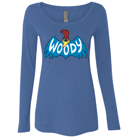 T-Shirts Vintage Royal / S Woodpecker Women's Triblend Long Sleeve Shirt