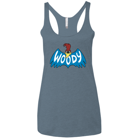 T-Shirts Indigo / X-Small Woodpecker Women's Triblend Racerback Tank