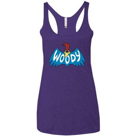 T-Shirts Purple Rush / X-Small Woodpecker Women's Triblend Racerback Tank