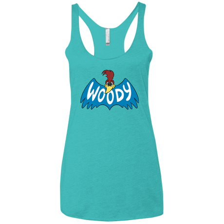 T-Shirts Tahiti Blue / X-Small Woodpecker Women's Triblend Racerback Tank