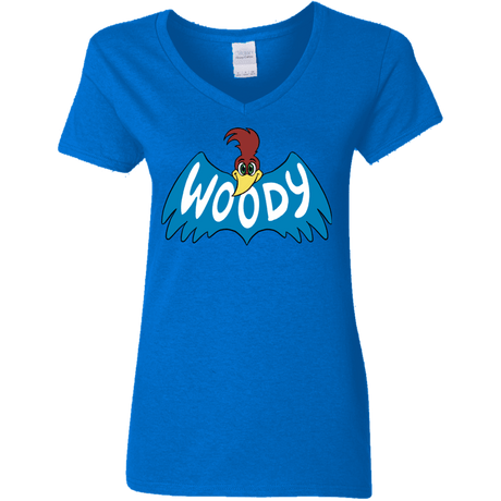 T-Shirts Royal / S Woodpecker Women's V-Neck T-Shirt