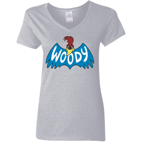 T-Shirts Sport Grey / S Woodpecker Women's V-Neck T-Shirt