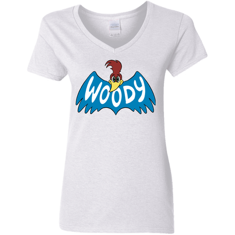 T-Shirts White / S Woodpecker Women's V-Neck T-Shirt