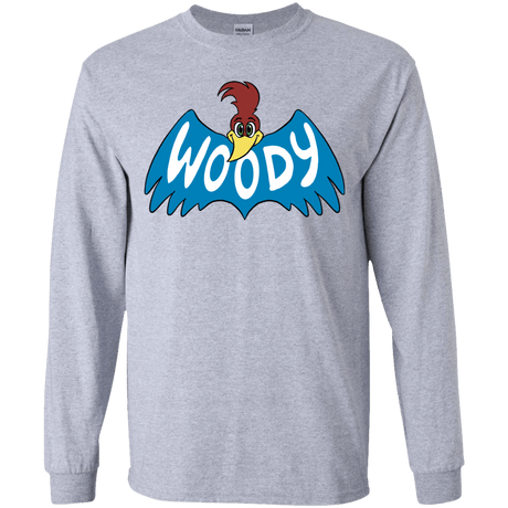 T-Shirts Sport Grey / YS Woodpecker Youth Long Sleeve T-Shirt