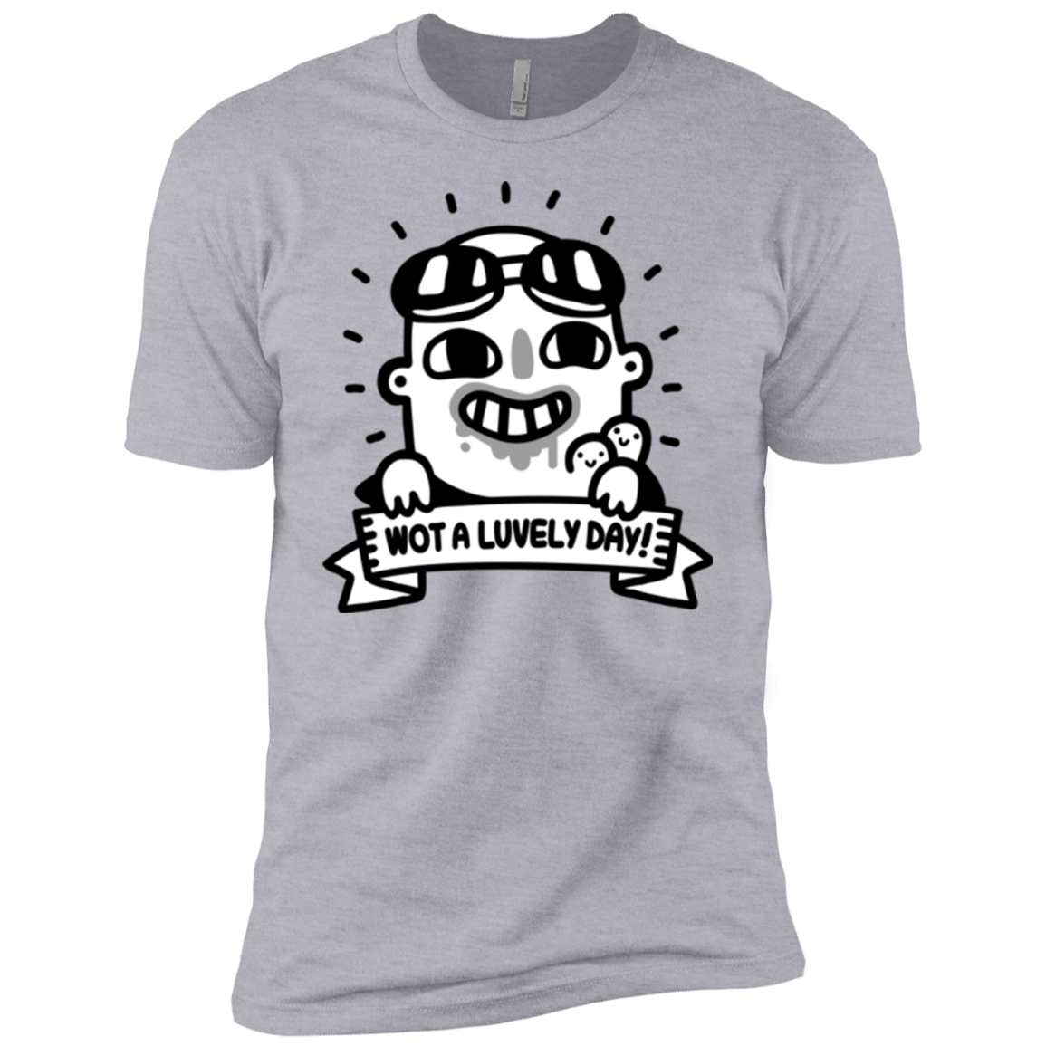 T-Shirts Heather Grey / YXS Wot A Luvely Day Boys Premium T-Shirt