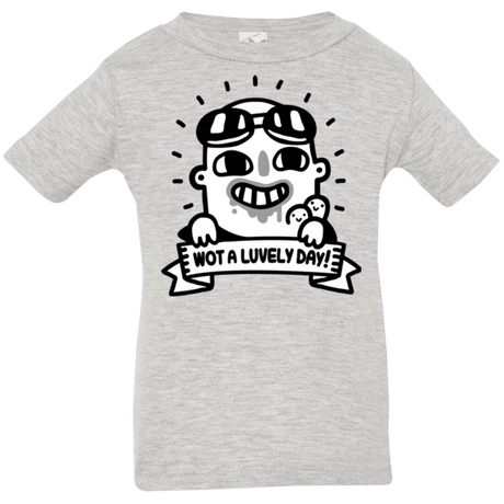 T-Shirts Heather Grey / 6 Months Wot A Luvely Day Infant Premium T-Shirt