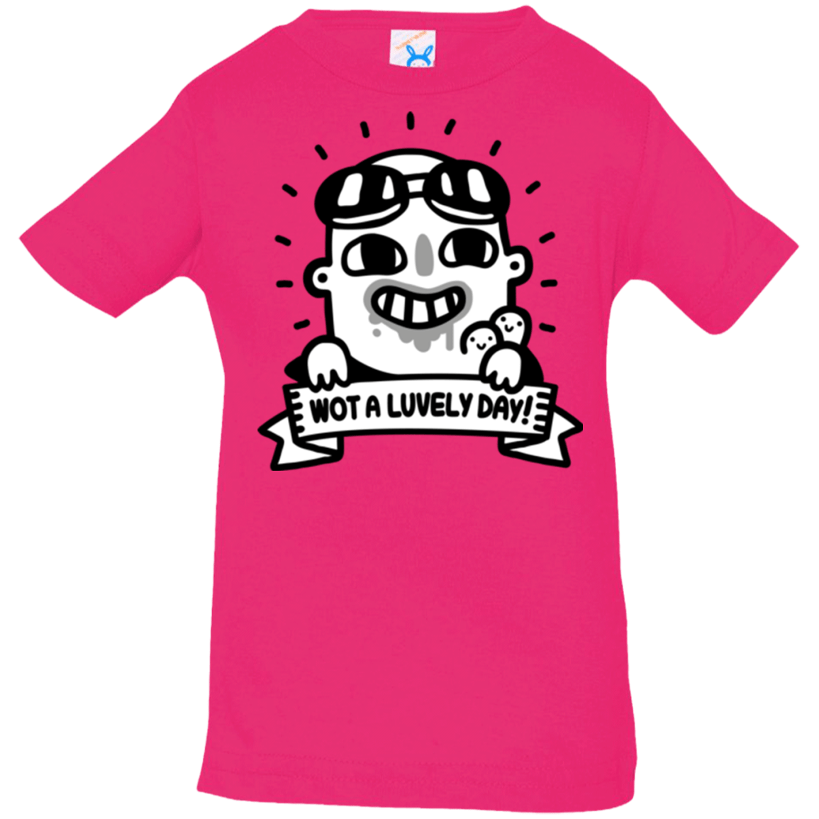 T-Shirts Hot Pink / 6 Months Wot A Luvely Day Infant Premium T-Shirt