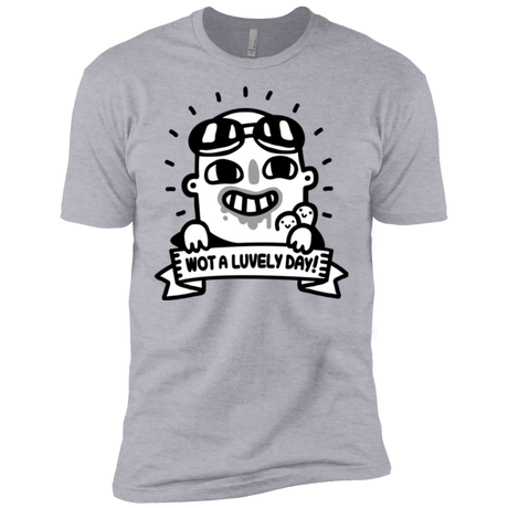 T-Shirts Heather Grey / X-Small Wot A Luvely Day Men's Premium T-Shirt