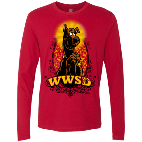 T-Shirts Red / Small WWSD Men's Premium Long Sleeve