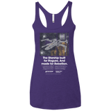 T-Shirts Purple / X-Small X-Fighter Women's Triblend Racerback Tank