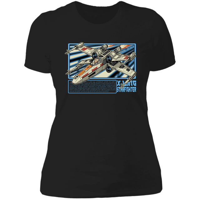 T-Shirts Black / X-Small X-Wing Starfighter Women's Premium T-Shirt