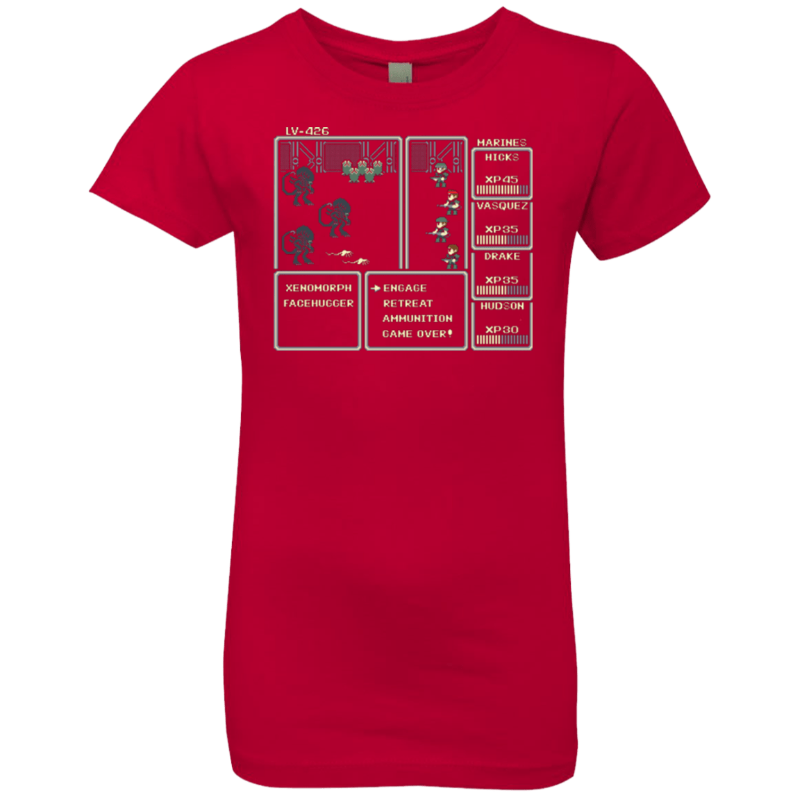 T-Shirts Red / YXS Xeno RPG Girls Premium T-Shirt