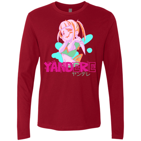 T-Shirts Cardinal / Small Yandere Men's Premium Long Sleeve