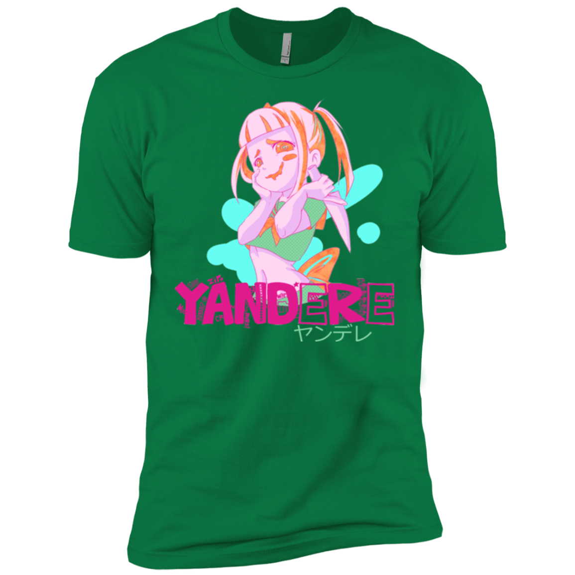 T-Shirts Kelly Green / X-Small Yandere Men's Premium T-Shirt