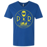 T-Shirts Royal / X-Small Yellow Power Men's Premium V-Neck