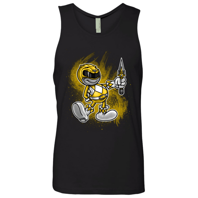 T-Shirts Black / Small Yellow Ranger Artwork Men's Premium Tank Top