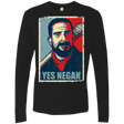 T-Shirts Black / Small Yes Negan Men's Premium Long Sleeve