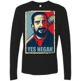 T-Shirts Black / Small Yes Negan Men's Premium Long Sleeve