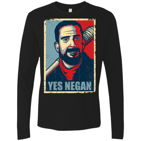 T-Shirts Black / Small Yes Negan Men's Premium Long Sleeve