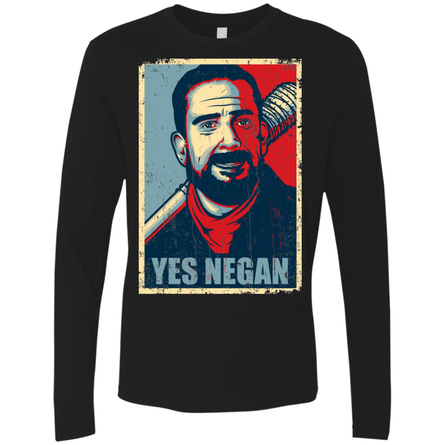 T-Shirts Black / Small Yes Negan Men's Premium Long Sleeve