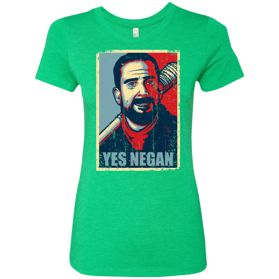 T-Shirts Envy / Small Yes Negan Women's Triblend T-Shirt