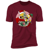 T-Shirts Cardinal / S You are not Santa's Helper Men's Premium T-Shirt