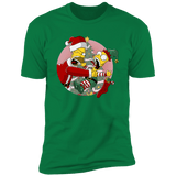 T-Shirts Kelly Green / S You are not Santa's Helper Men's Premium T-Shirt