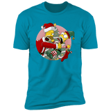 T-Shirts Turquoise / S You are not Santa's Helper Men's Premium T-Shirt