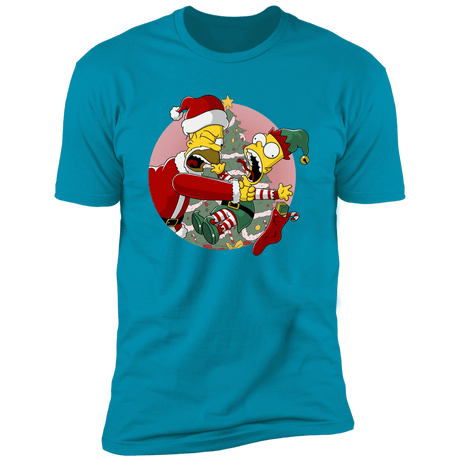 T-Shirts Turquoise / S You are not Santa's Helper Men's Premium T-Shirt