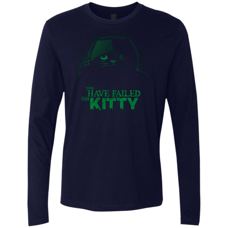 T-Shirts Midnight Navy / Small You Have Failed Kitty Men's Premium Long Sleeve