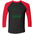 T-Shirts Vintage Black/Vintage Red / X-Small You Have Failed Kitty Men's Triblend 3/4 Sleeve