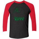 T-Shirts Vintage Black/Vintage Red / X-Small You Have Failed Kitty Men's Triblend 3/4 Sleeve