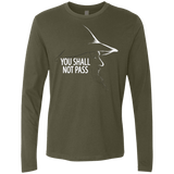 T-Shirts Military Green / Small YOU SHALL NOT PASS (2) Men's Premium Long Sleeve