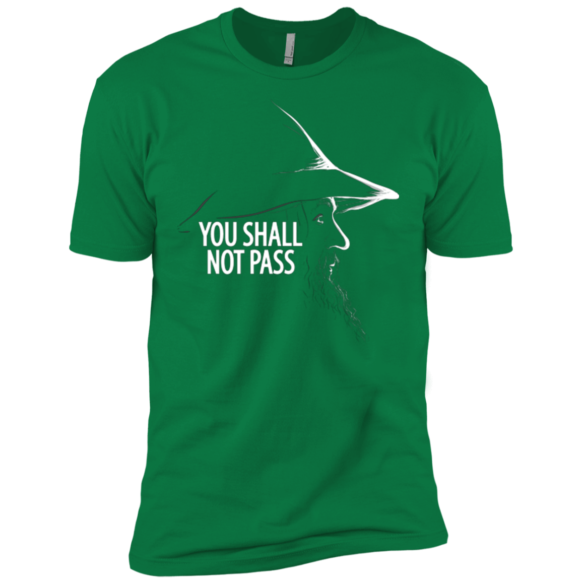 T-Shirts Kelly Green / X-Small YOU SHALL NOT PASS (2) Men's Premium T-Shirt