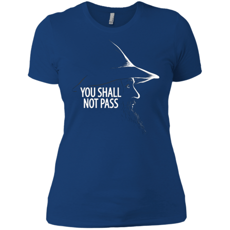 T-Shirts Royal / X-Small YOU SHALL NOT PASS (2) Women's Premium T-Shirt