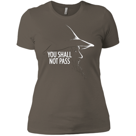 T-Shirts Warm Grey / X-Small YOU SHALL NOT PASS (2) Women's Premium T-Shirt