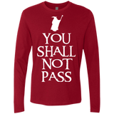 T-Shirts Cardinal / Small You shall not pass Men's Premium Long Sleeve