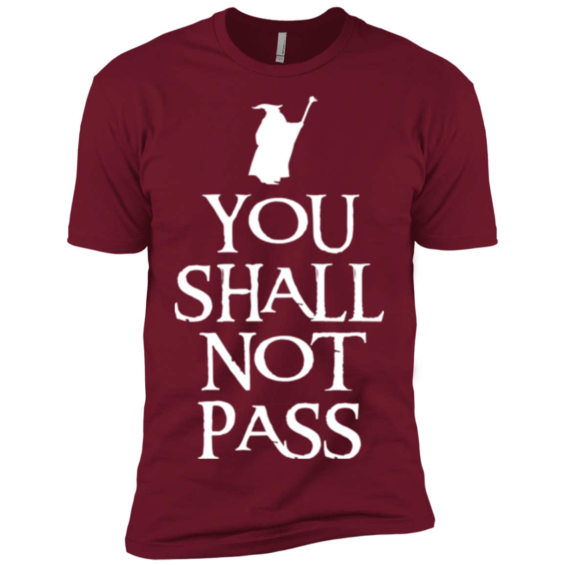 T-Shirts Cardinal / X-Small You shall not pass Men's Premium T-Shirt