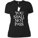T-Shirts Black / X-Small You shall not pass Women's Premium T-Shirt