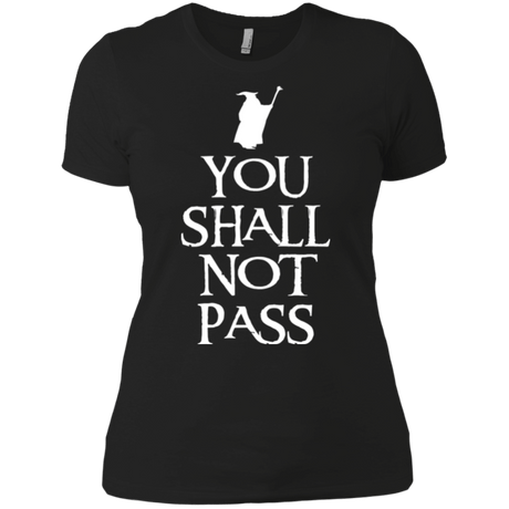 T-Shirts Black / X-Small You shall not pass Women's Premium T-Shirt