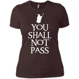 T-Shirts Dark Chocolate / X-Small You shall not pass Women's Premium T-Shirt