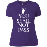 T-Shirts Purple / X-Small You shall not pass Women's Premium T-Shirt