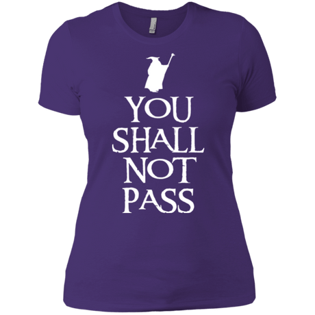 T-Shirts Purple / X-Small You shall not pass Women's Premium T-Shirt